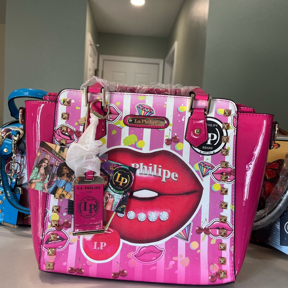 Pink Designer Handbag